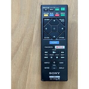Sony Remote Control RMT VB201U for BDP S3700 BDP S1700 UBP X700 Blu ray Player